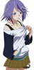 Anime R+V Mizore staring at her own chest.png