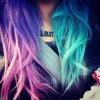 blue # colored hair # dyed hair # hair # love # coloredhair ___.jpg