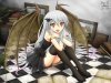 cute demon girl - wings, girl, silver hair, long hair, red eyes, demon ___.jpg