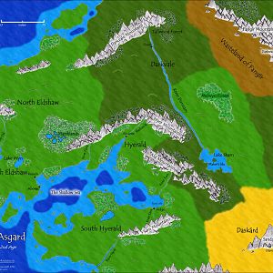 World Map - Western Asgard