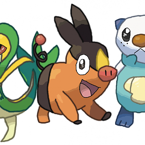 Snivy, Tepig and Oshawott