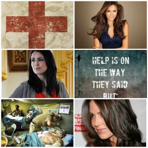 "Help Is On The Way..." | Red Moodboard