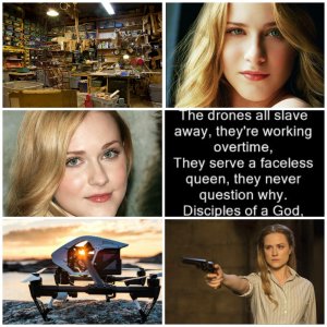 "The Drones All Slave Away.." | Flyby Moodboard