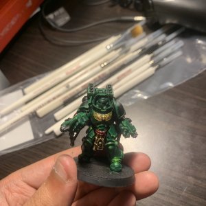 Mini 1: Primaris Aggressor: Salamander Chapter: Second Company