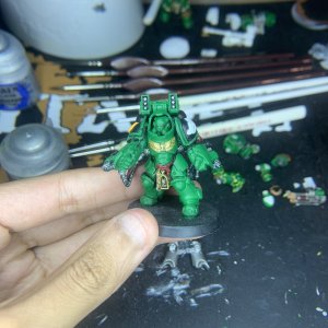 Mini 1: Primaris Aggressor: Salamander Chapter: Second Company (Repaint)