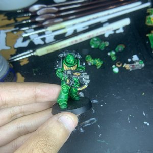 Mini 12: Primaris Intercessor: Salamander Chapter: Second Company