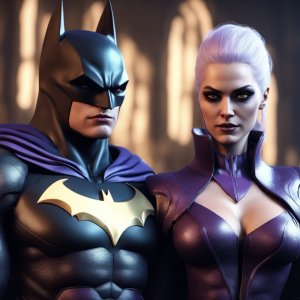 Batman and Sindel