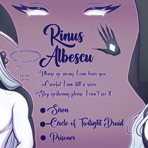 Rinus Character Card