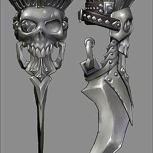 Skull Hand Blade