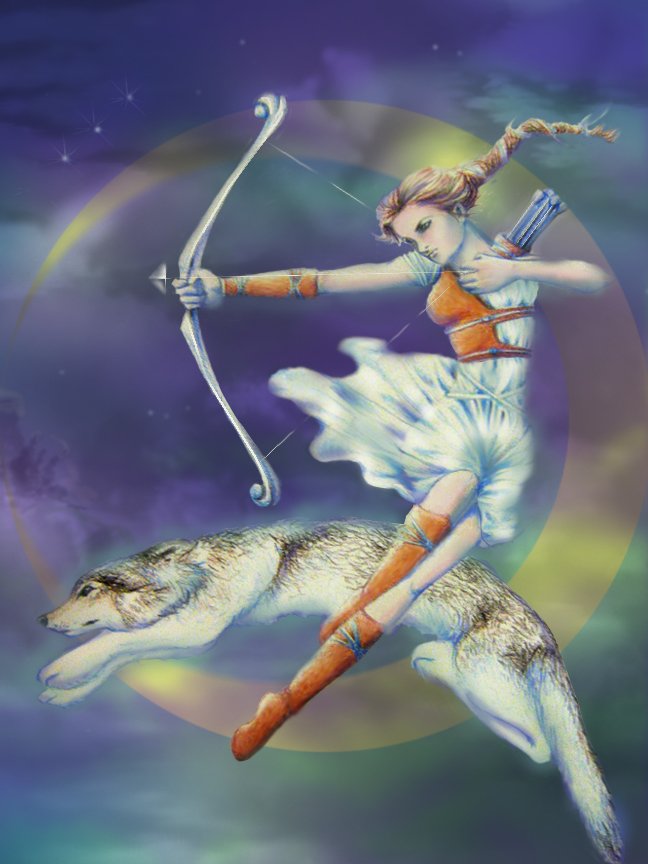 Artemis and the Wolf