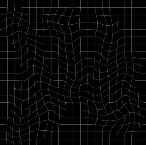 Black Grid Square (dark)