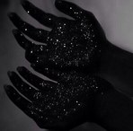 Black Starry Hands Icon