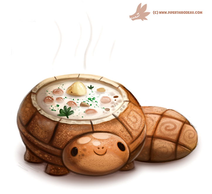 Daily_paint__1067__bread_bowl_turtle_by_cryptid_creations-d9e5csq