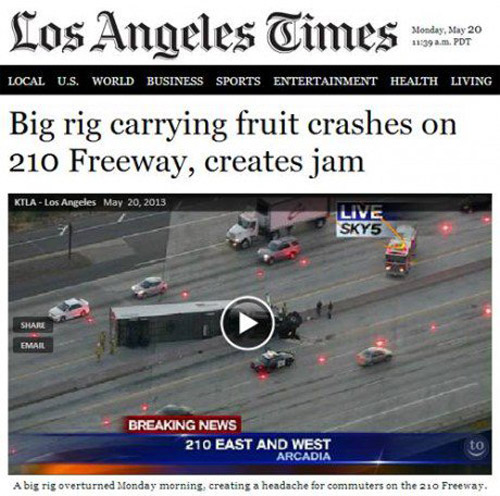 Fruit-truck-creates-jam