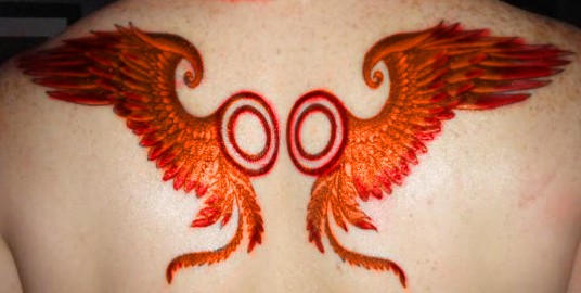 Her tattoo/wing portal