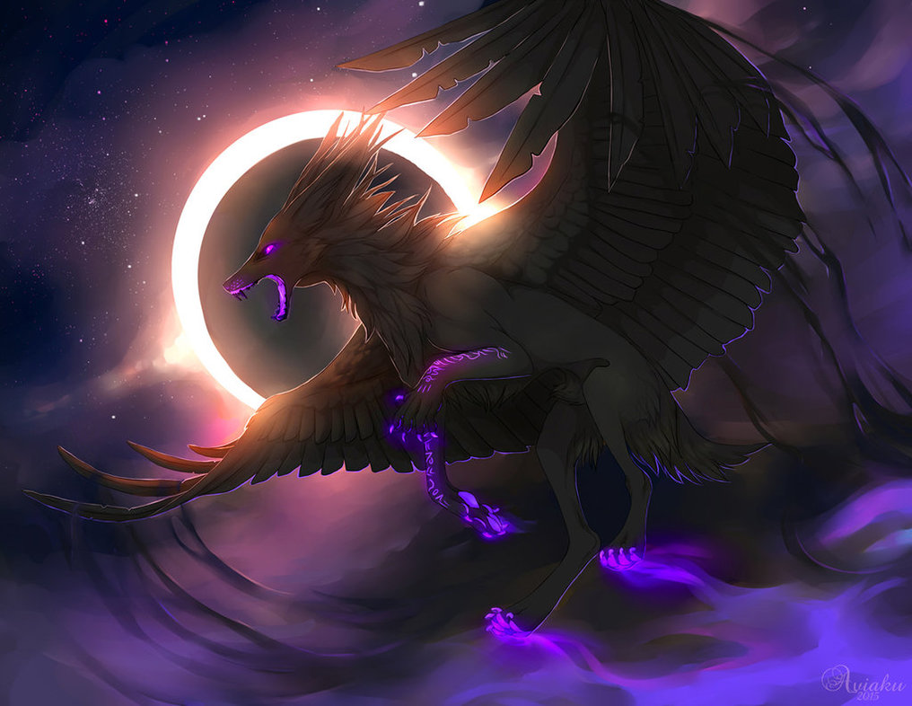 I Bring The Night In My Wake By Aviaku