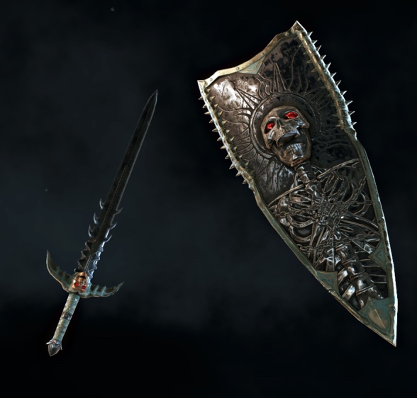 Lacrimosa Longsword and Kiteshield