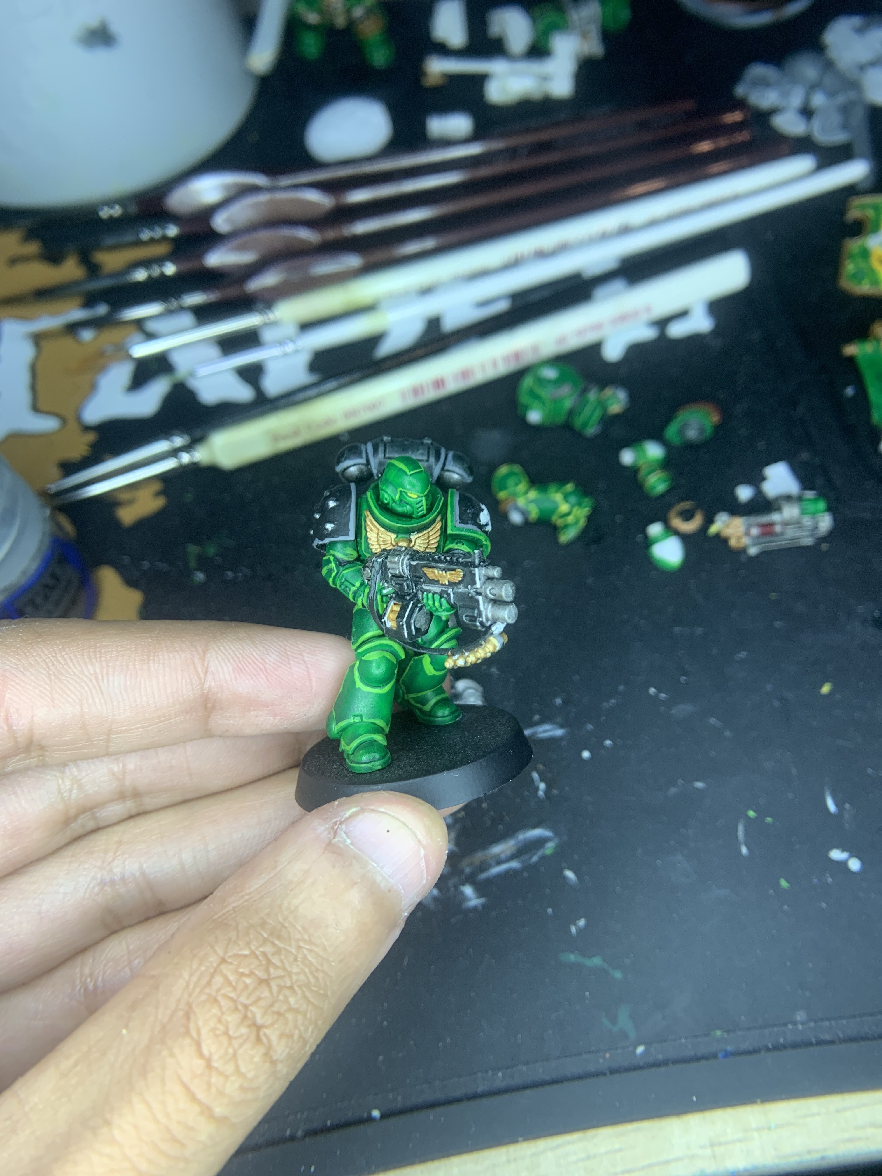 Mini 12: Primaris Intercessor: Salamander Chapter: Second Company