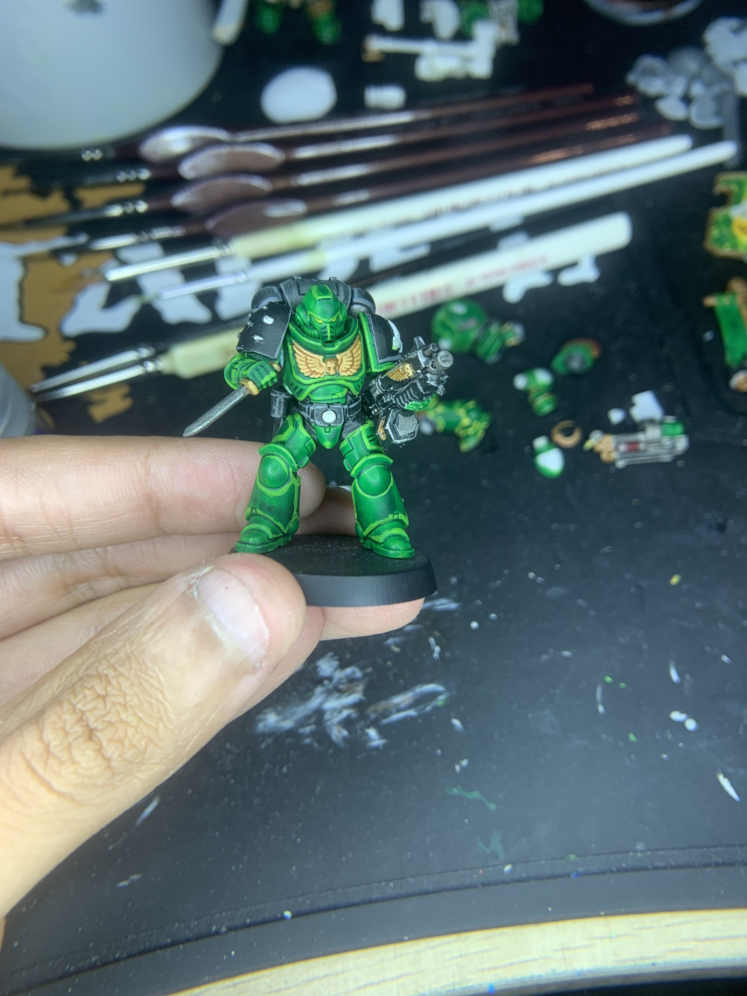 Mini 14: Primaris Intercessor: Salamander Chapter: Second Company