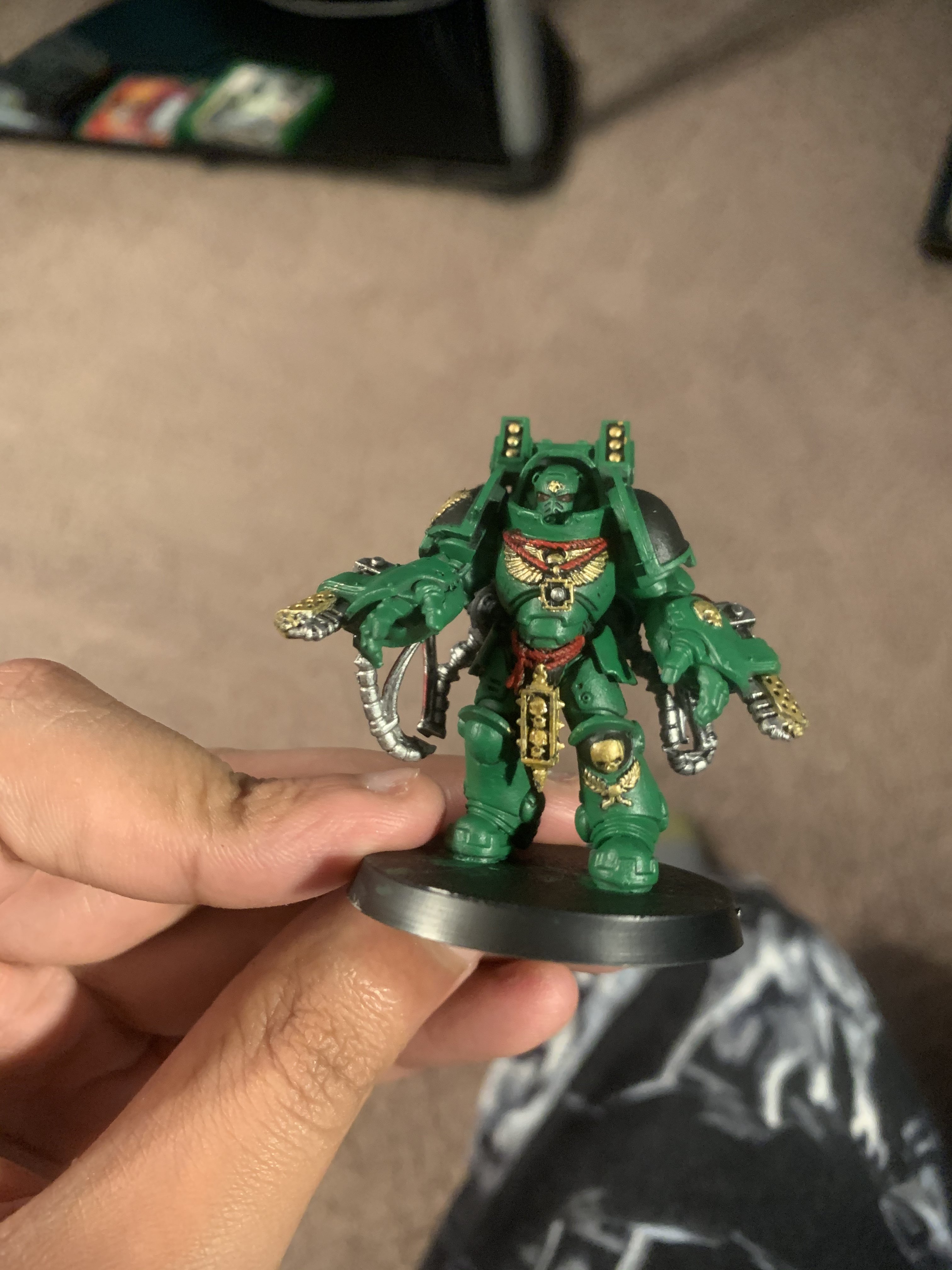 Mini 3: Primaris Aggressor Sergeant: Salamander Chapter: Second Company