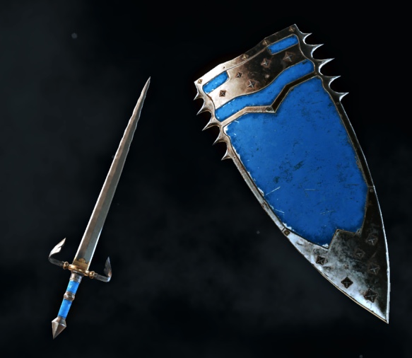 Miscreant Longsword and Kiteshield