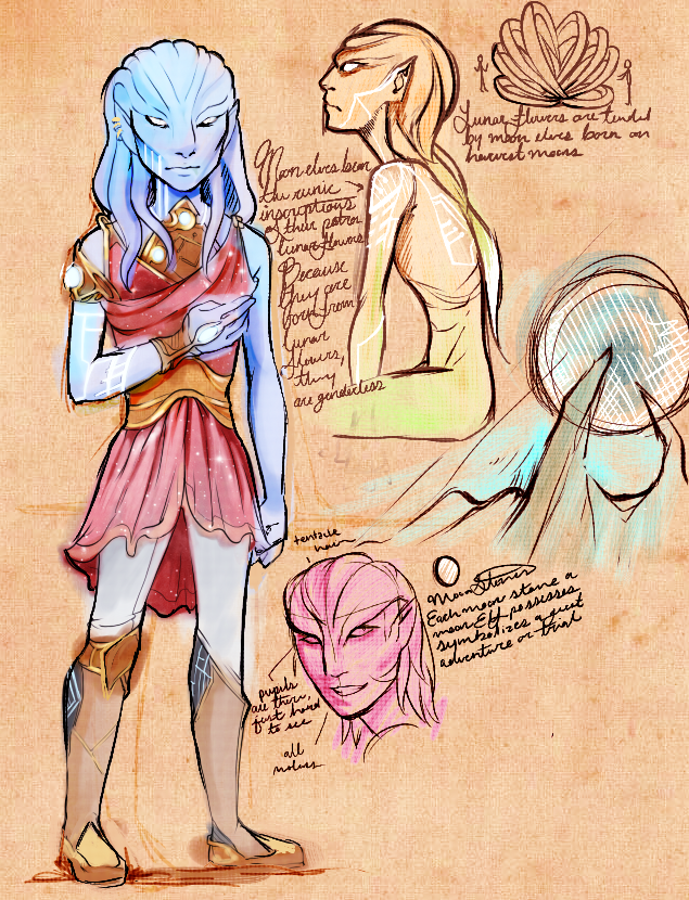 Moon Elves Concept