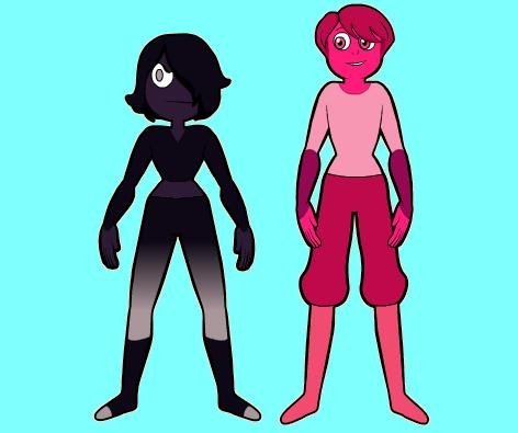 Onyx and Rhodolite