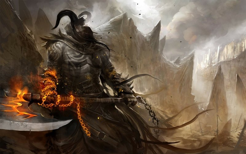 Soldiers Fire Fantasy Art Armor Artwork Warriors 1920x1200 Wallpaper_www.wallpaperhi.com_97