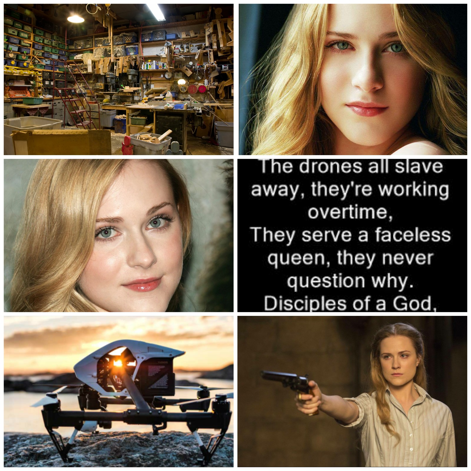 "The Drones All Slave Away.." | Flyby Moodboard